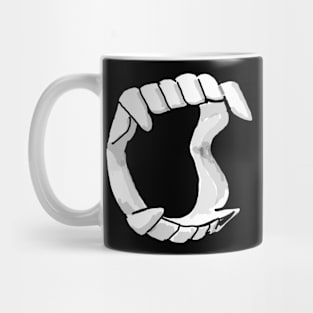 Plastic Vampire Fangs Mug